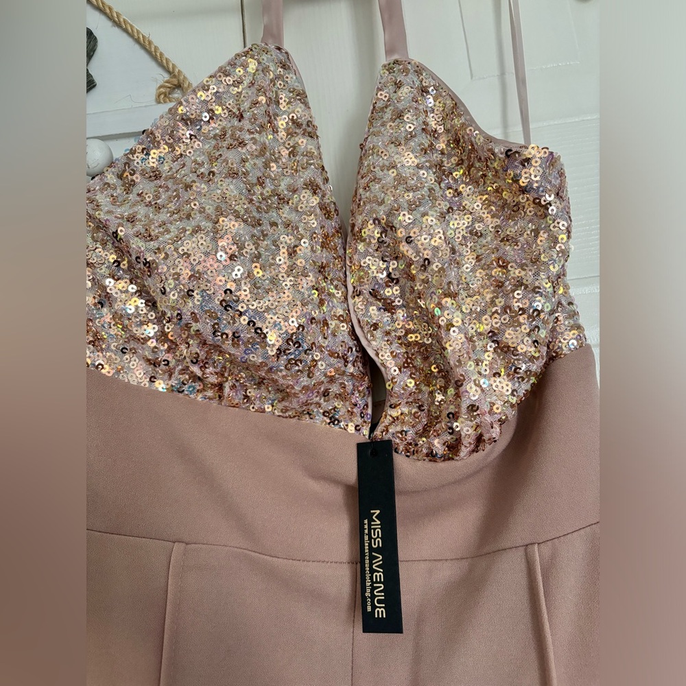 Rose gold /pink Romper